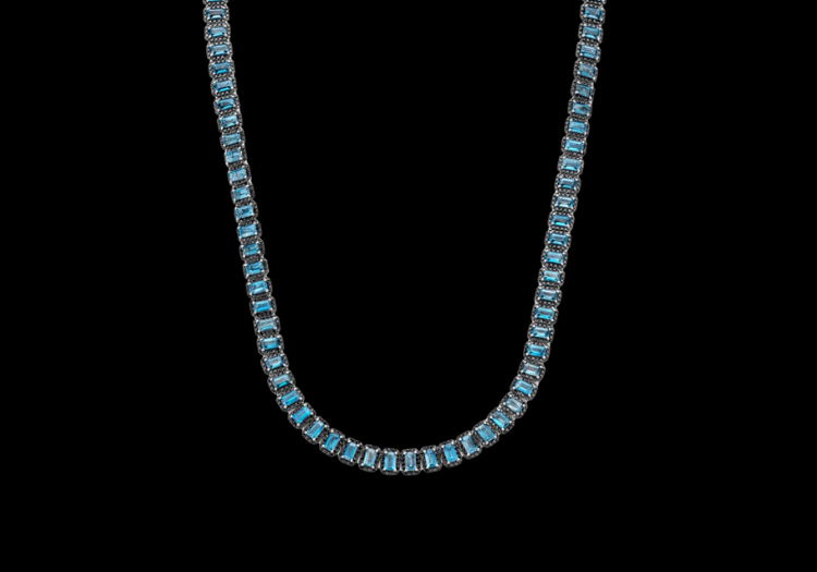 Diamond Colorstone collier