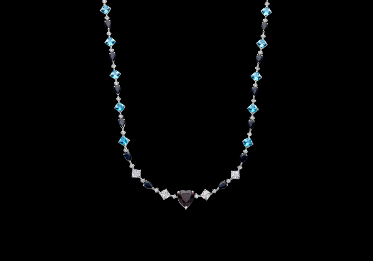 Diamond Colorstone Collier