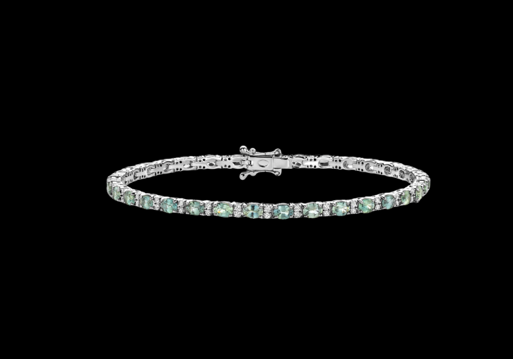 Aquamarine Diamond Bracelet