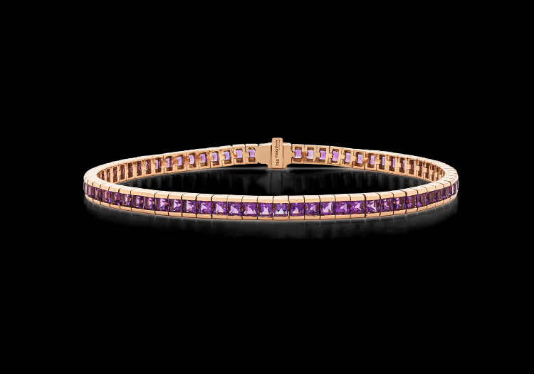Diamond Amethyst bracelet