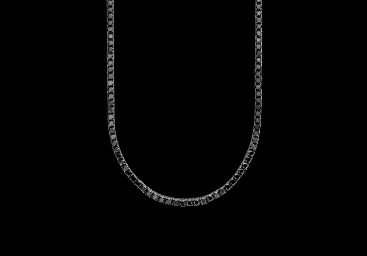 Black Diamonds Necklace 